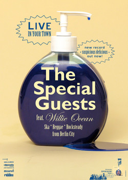 The Special Guests - Suscpicious Delicious Poster
